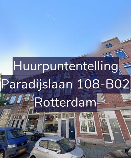 Foto gevel Huurpuntentelling voor Paradijslaan 108-B02, Rotterdam