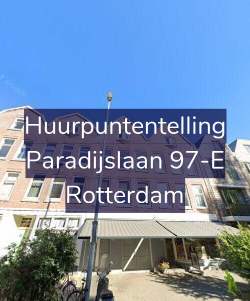 Foto gevel Huurpuntentelling voor Paradijslaan 97-E, Rotterdam