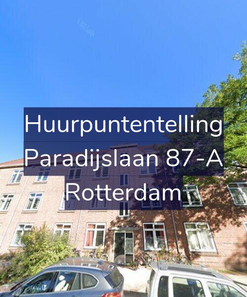 Foto gevel Huurpuntentelling voor Paradijslaan 87-A, Rotterdam