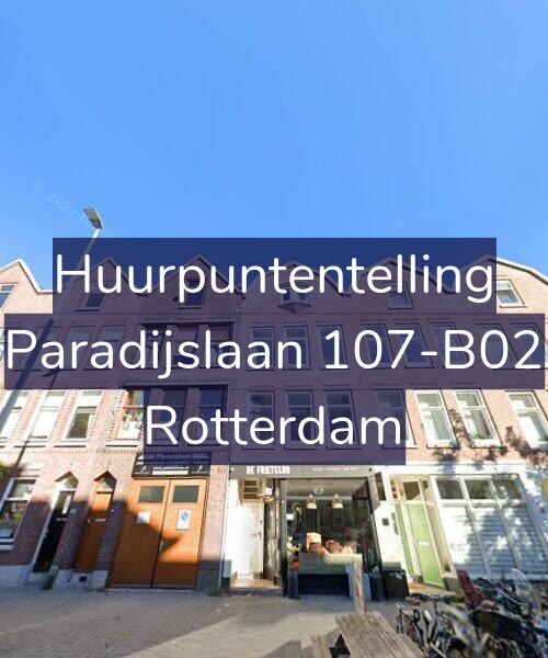 Foto gevel Huurpuntentelling voor Paradijslaan 107-B02, Rotterdam
