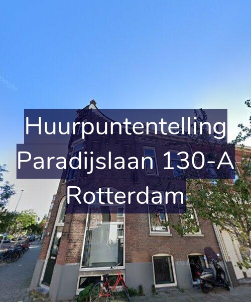Foto gevel Huurpuntentelling voor Paradijslaan 130-A, Rotterdam