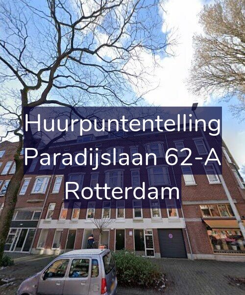 Foto gevel Huurpuntentelling voor Paradijslaan 62-A, Rotterdam
