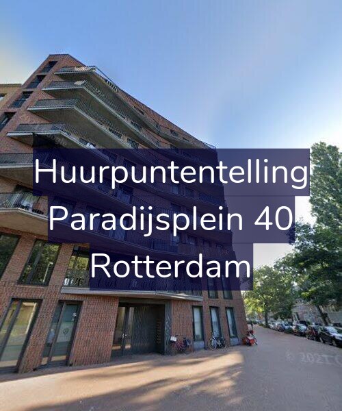 Foto gevel Huurpuntentelling voor Paradijsplein 40, Rotterdam