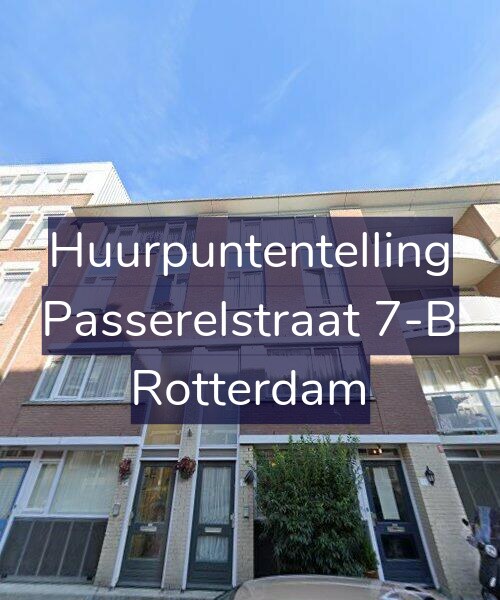 Foto gevel Huurpuntentelling voor Passerelstraat 7-B, Rotterdam