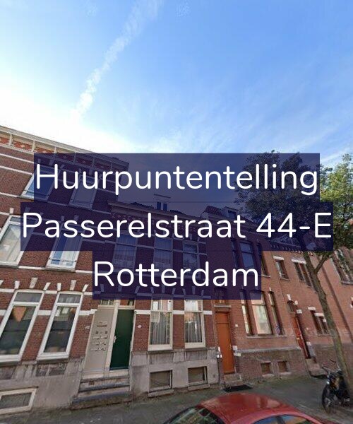 Foto gevel Huurpuntentelling voor Passerelstraat 44-E, Rotterdam