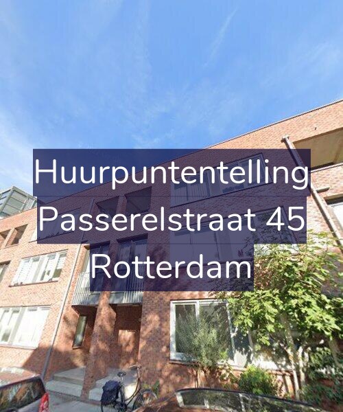 Foto gevel Huurpuntentelling voor Passerelstraat 45, Rotterdam