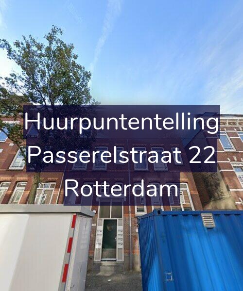 Foto gevel Huurpuntentelling voor Passerelstraat 22, Rotterdam