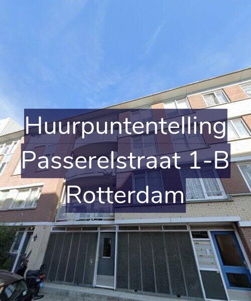 Foto gevel Huurpuntentelling voor Passerelstraat 1-B, Rotterdam