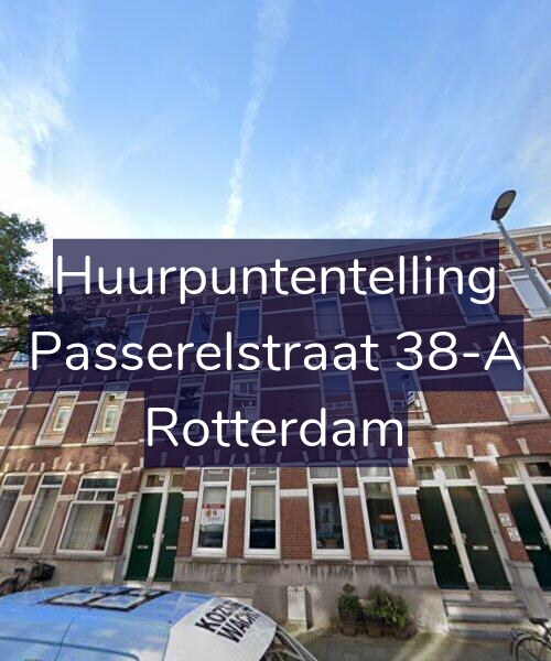 Foto gevel Huurpuntentelling voor Passerelstraat 38-A, Rotterdam