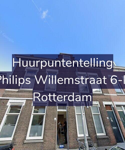 Foto gevel Huurpuntentelling voor Philips Willemstraat 6-B, Rotterdam