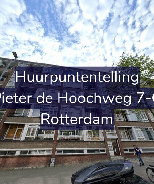 Foto gevel Huurpuntentelling voor Pieter de Hoochweg 7-C, Rotterdam