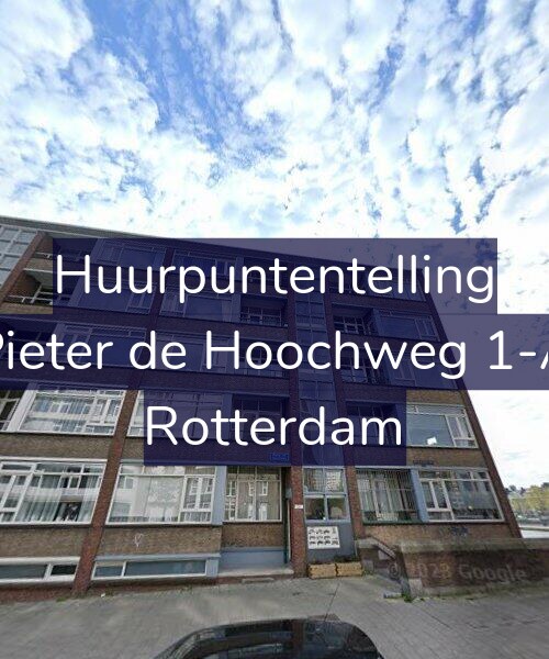 Foto gevel Huurpuntentelling voor Pieter de Hoochweg 1-A, Rotterdam