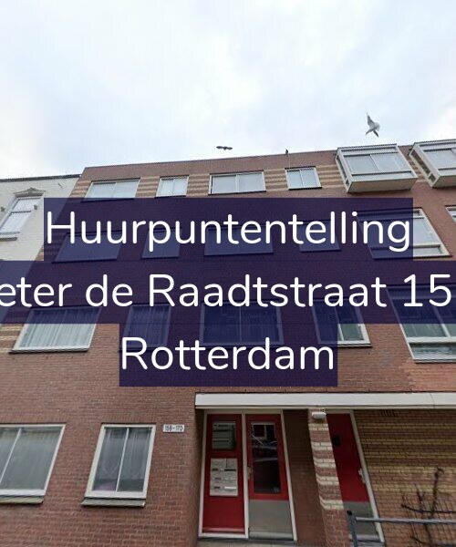 Foto gevel Huurpuntentelling voor Pieter de Raadtstraat 15-B, Rotterdam