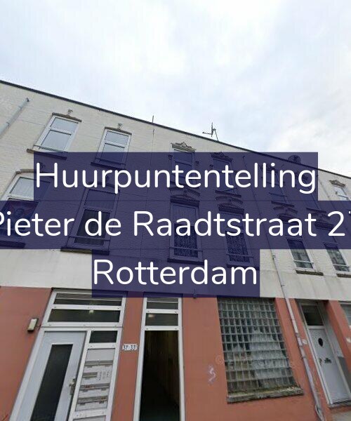 Foto gevel Huurpuntentelling voor Pieter de Raadtstraat 27, Rotterdam