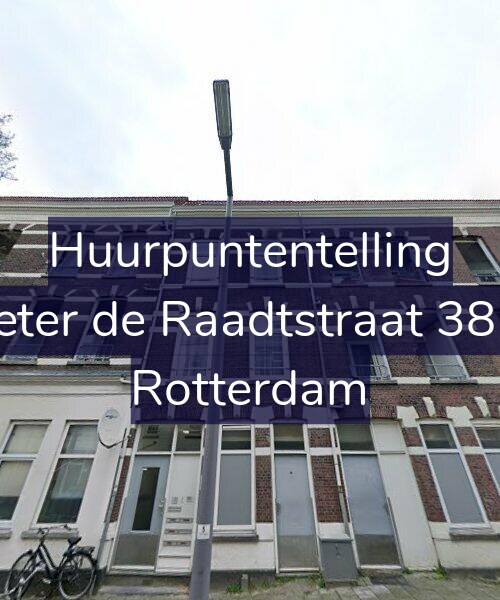 Foto gevel Huurpuntentelling voor Pieter de Raadtstraat 38-A, Rotterdam