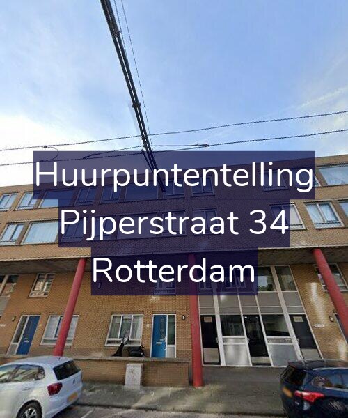Foto gevel Huurpuntentelling voor Pijperstraat 34, Rotterdam