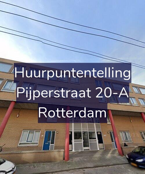 Foto gevel Huurpuntentelling voor Pijperstraat 20-A, Rotterdam