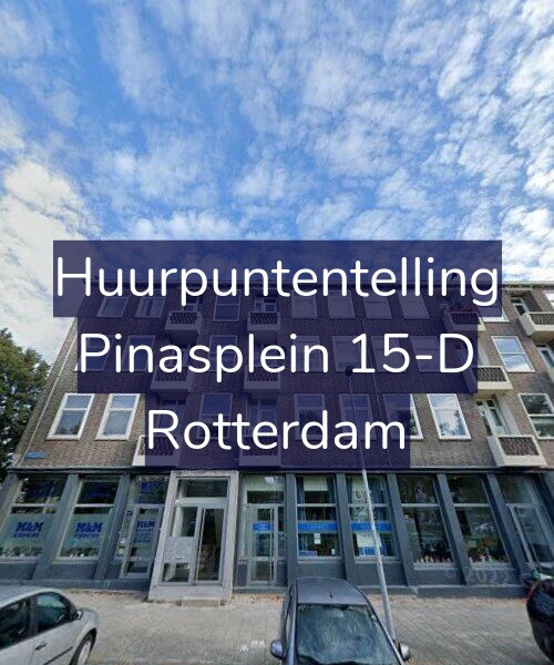 Foto gevel Huurpuntentelling voor Pinasplein 15-D, Rotterdam