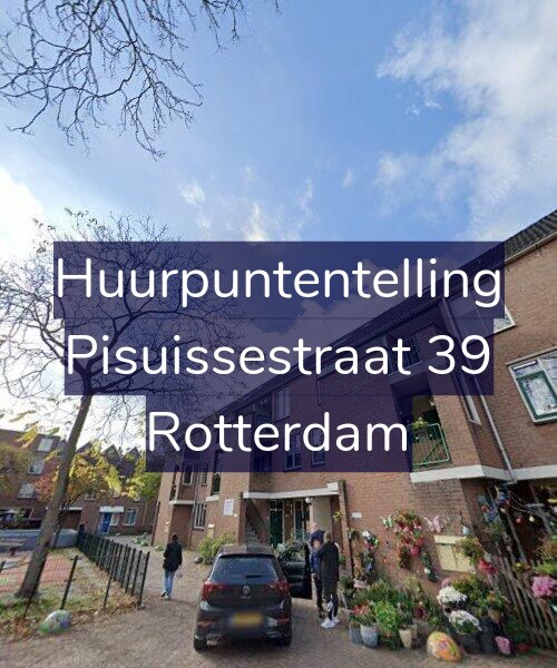 Foto gevel Huurpuntentelling voor Pisuissestraat 39, Rotterdam