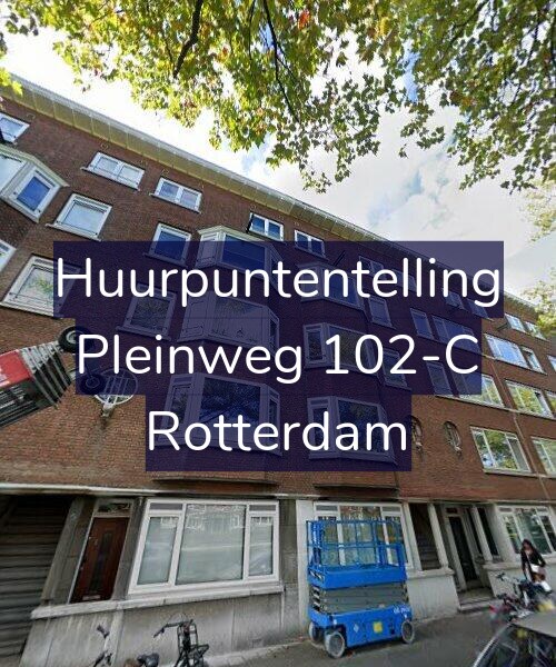 Foto gevel Huurpuntentelling voor Pleinweg 102-C, Rotterdam