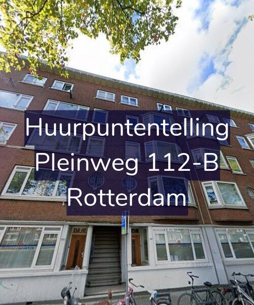 Foto gevel Huurpuntentelling voor Pleinweg 112-B, Rotterdam