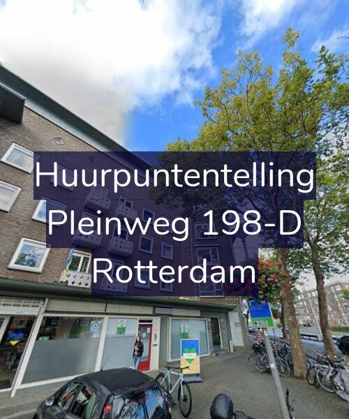 Foto gevel Huurpuntentelling voor Pleinweg 198-D, Rotterdam