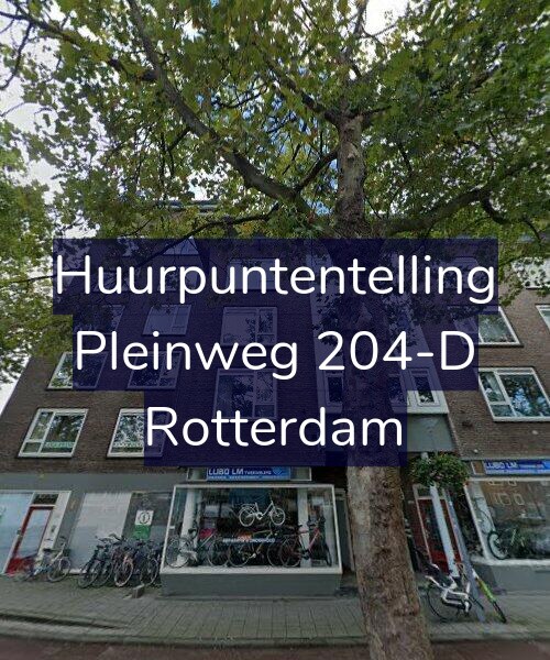 Foto gevel Huurpuntentelling voor Pleinweg 204-D, Rotterdam