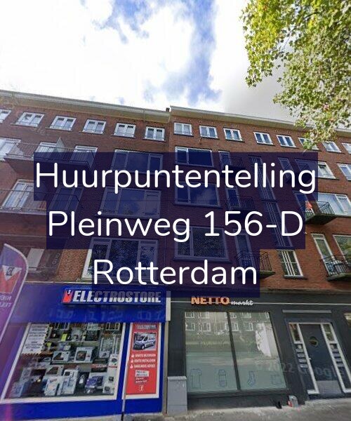 Foto gevel Huurpuntentelling voor Pleinweg 156-D, Rotterdam