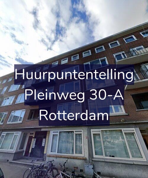 Foto gevel Huurpuntentelling voor Pleinweg 30-A, Rotterdam