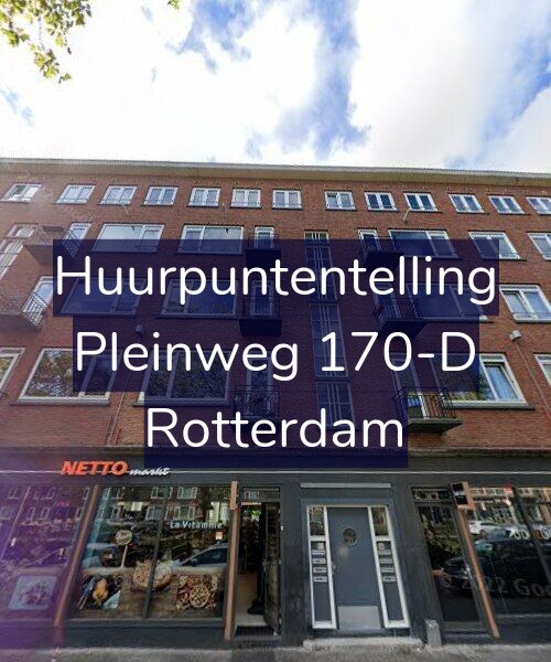 Foto gevel Huurpuntentelling voor Pleinweg 170-D, Rotterdam