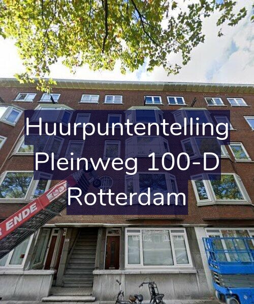 Foto gevel Huurpuntentelling voor Pleinweg 100-D, Rotterdam