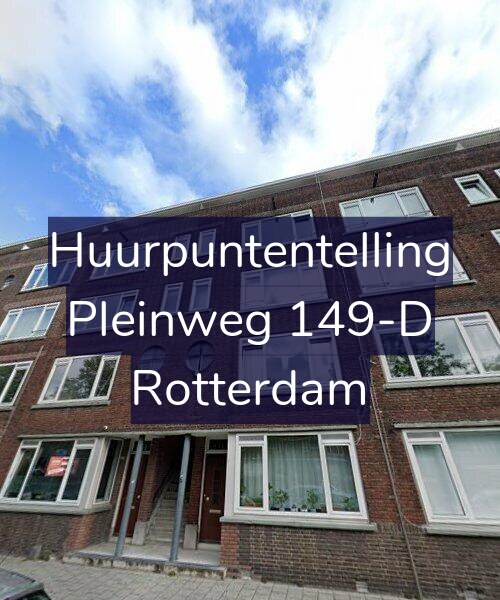 Foto gevel Huurpuntentelling voor Pleinweg 149-D, Rotterdam