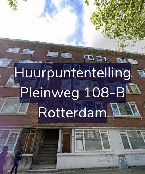 Foto gevel Huurpuntentelling voor Pleinweg 108-B, Rotterdam