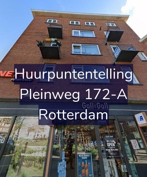 Foto gevel Huurpuntentelling voor Pleinweg 172-A, Rotterdam