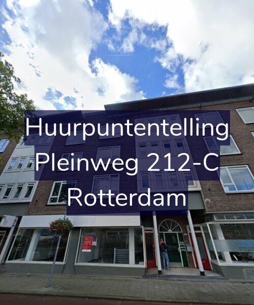 Foto gevel Huurpuntentelling voor Pleinweg 212-C, Rotterdam