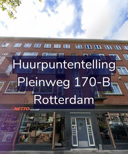 Foto gevel Huurpuntentelling voor Pleinweg 170-B, Rotterdam