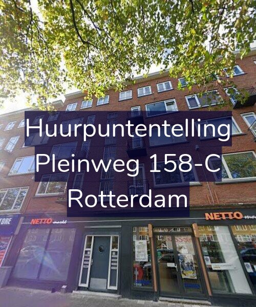 Foto gevel Huurpuntentelling voor Pleinweg 158-C, Rotterdam