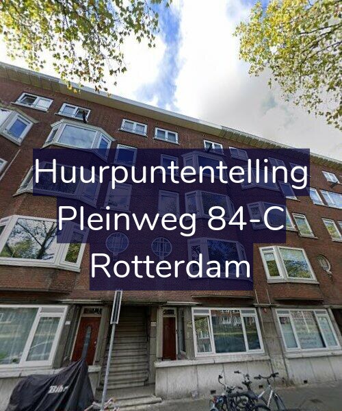 Foto gevel Huurpuntentelling voor Pleinweg 84-C, Rotterdam
