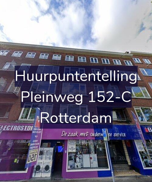 Foto gevel Huurpuntentelling voor Pleinweg 152-C, Rotterdam