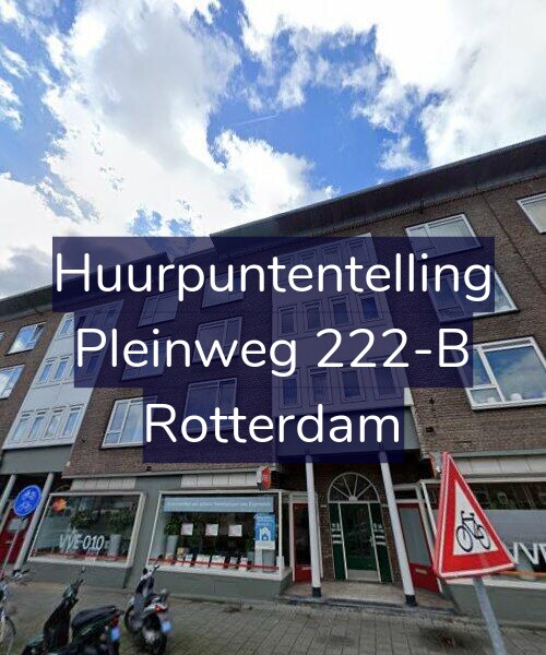 Foto gevel Huurpuntentelling voor Pleinweg 222-B, Rotterdam