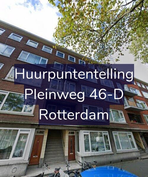Foto gevel Huurpuntentelling voor Pleinweg 46-D, Rotterdam