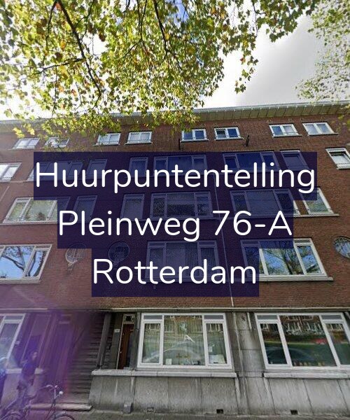Foto gevel Huurpuntentelling voor Pleinweg 76-A, Rotterdam