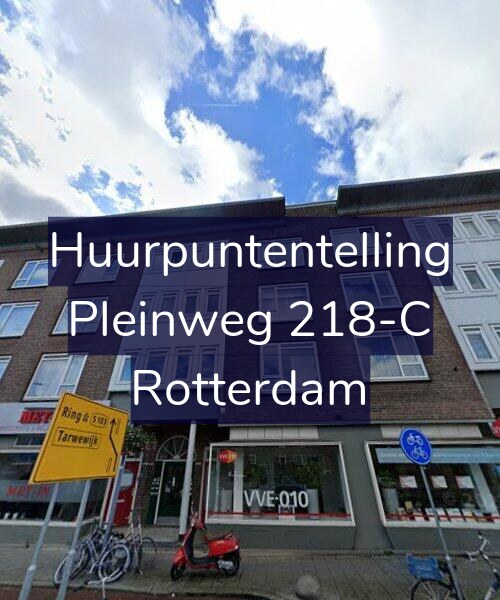 Foto gevel Huurpuntentelling voor Pleinweg 218-C, Rotterdam
