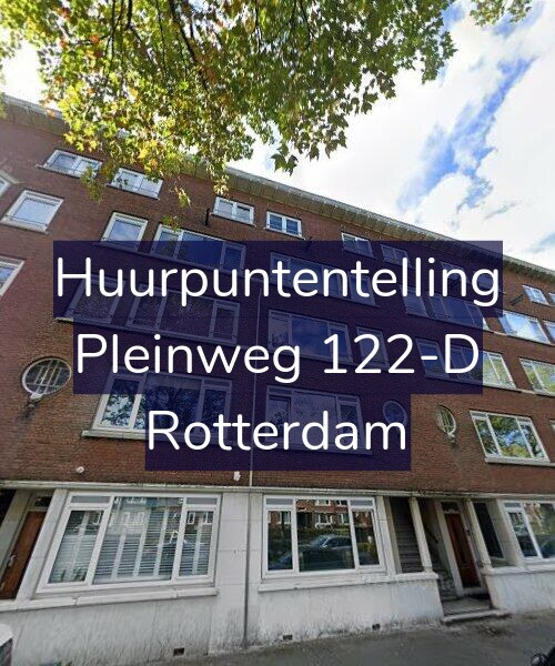 Foto gevel Huurpuntentelling voor Pleinweg 122-D, Rotterdam