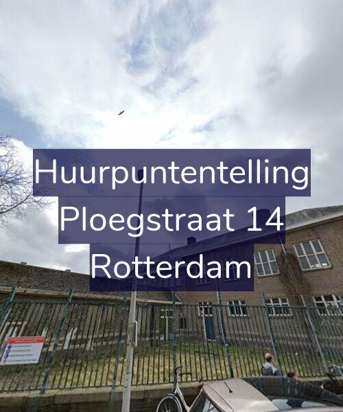 Foto gevel Huurpuntentelling voor Ploegstraat 14, Rotterdam