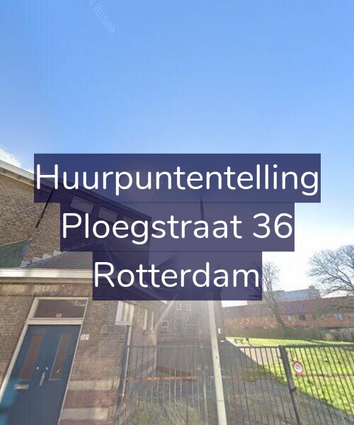 Foto gevel Huurpuntentelling voor Ploegstraat 36, Rotterdam
