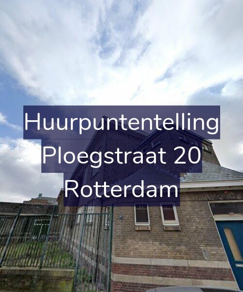 Foto gevel Huurpuntentelling voor Ploegstraat 20, Rotterdam