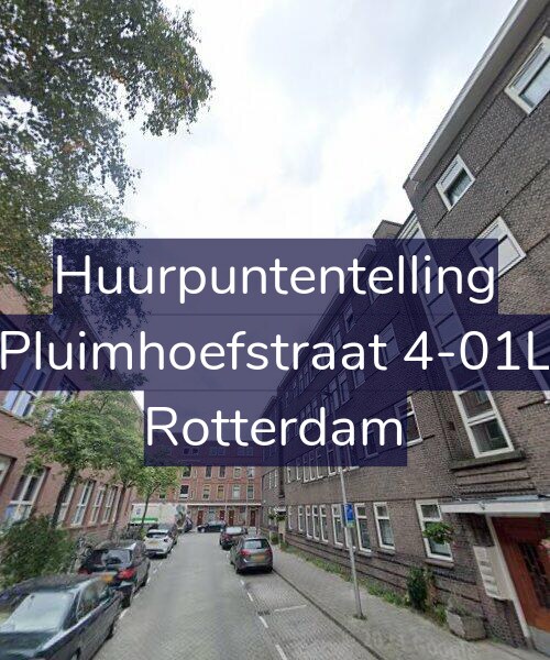 Foto gevel Huurpuntentelling voor Pluimhoefstraat 4-01L, Rotterdam