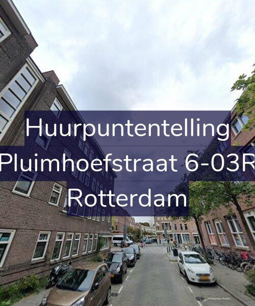 Foto gevel Huurpuntentelling voor Pluimhoefstraat 6-03R, Rotterdam
