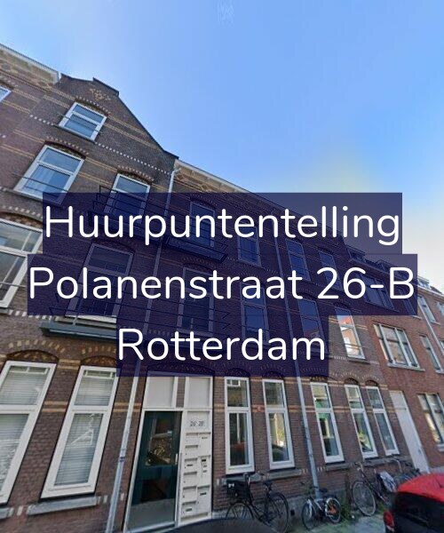 Foto gevel Huurpuntentelling voor Polanenstraat 26-B, Rotterdam